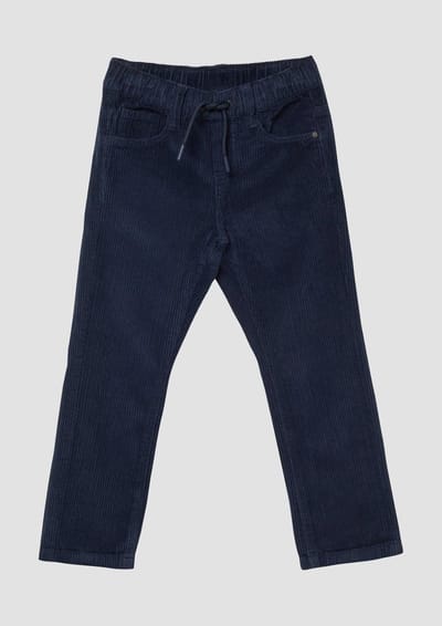 s.Oliver - male - Pelle corduroy broek / regular fit / mid rise / rechte pijp / elastische tailleband