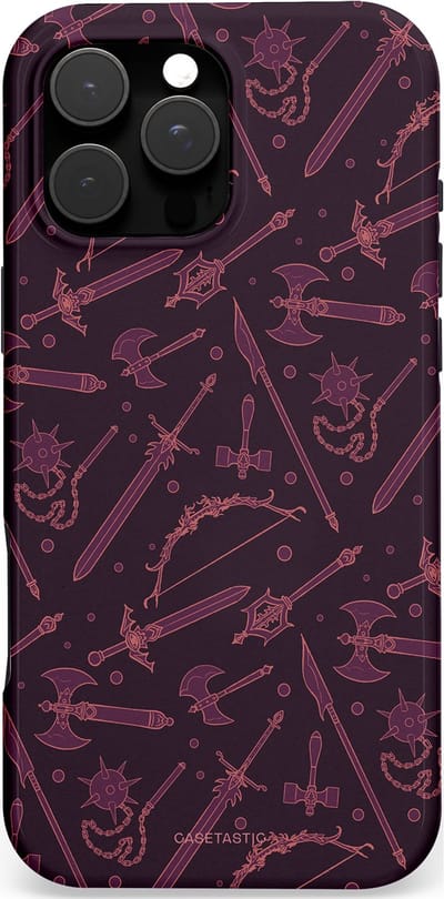 Casetastic hoesje geschikt voor Apple iPhone 16 Pro Max - MagSafe - Dubbellaagse bescherming - Morgenster - Fashion Case - Donkerblauw Donkergrijs