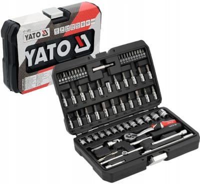 YATO Professionele Doppenset 1/4" – 4-14 mm – 68-Delig – Chroom-Vanadiumstaal