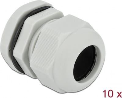 Kabelwartel PG25 10 stuks grijs