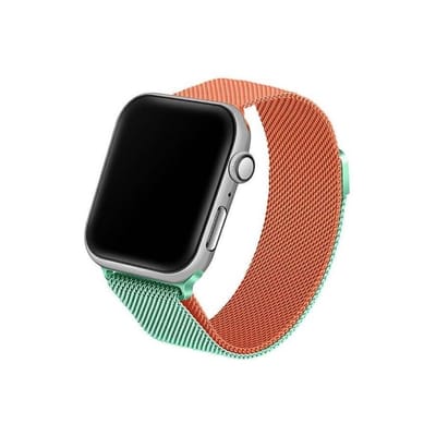 Beline Apple Watch Stalen band 38/40/41mm groen-oranje groen/oranje