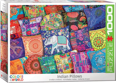 Eurographics - Indiase kussens [Indian Pillows] - 1000 stukjes 68×48cm (b×h) - Legpuzzel