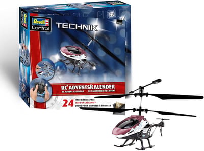 RC Helikopter Kit - Modelbouw Set - Vliegplezier Bouwen - 24 Dagen Knutselen - 195 mm Rotor - Blauw