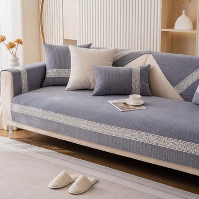 Nieuwe Chenille Bankhoes Vier Seizoenen Universeel Antislip Bankkussen Huis Woonkamer Decoratie Bankovertrek Rugleuning Handdoek 70x70cm 1pcs