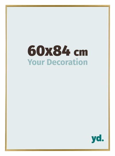 Your Decoration - Fotolijst 60x84 cm - Kunststof - Goud - Evry