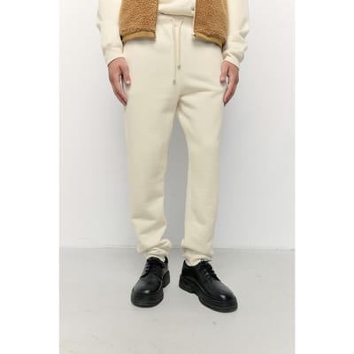 American Vintage Zutabay Sweat Pants Ecru Maat: S | Joggingbroeken Outlet | Heren | Ecru
