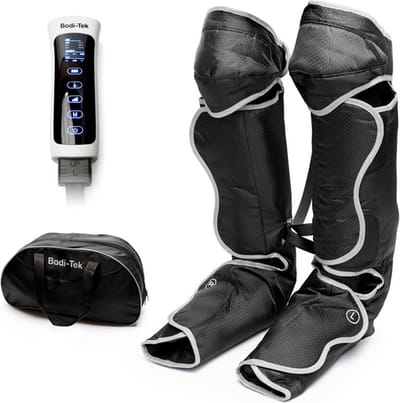Bodi-tek Comfort360 "half leg" compressie been- en voetmassageapparaat - Infrarood - warmte - 6 programma's - voor bloedcirculatie-lymfedrainageapparaat Oedeem