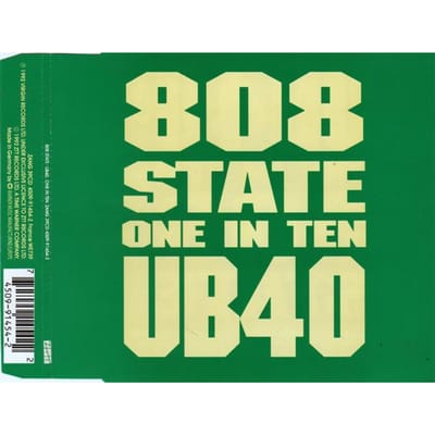 CD 808 STATE, UB40 - One In Ten ZANG39CD ZTT 1992 Europa Dance & Electronica Gebruikt
