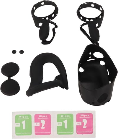Beschermhoes Set - VR Accessoires - Gaming Ervaring - Krasbestendig Ontwerp - Voor 2 - Zwart