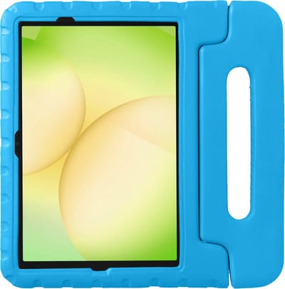 Hoes - Geschikt voor Samsung Galaxy Tab A11 Plus - Kinderhoes Shockproof Bumper - Kidsproof Case - Tablet Hoesje - Kinder Hoesje Cover - Blauw