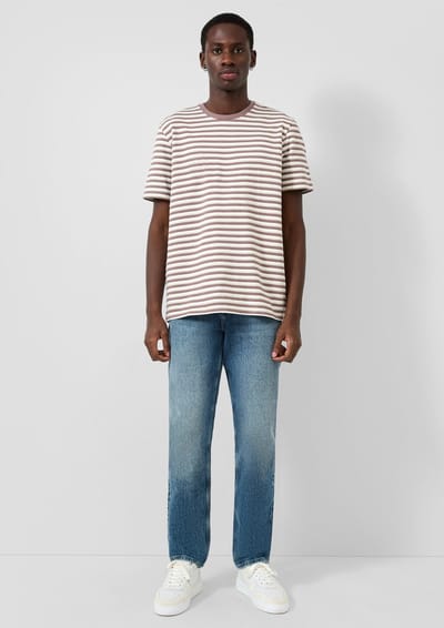 Rechthoekige Jeans met een midden-hoge taille QS Pete
