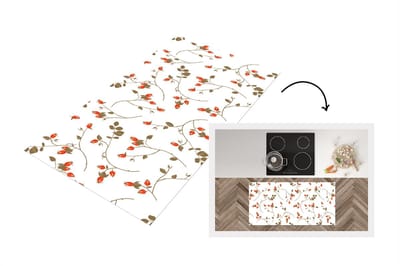 Keukenloper - Loper keuken - Patronen - Planten - Romantisch - Botanisch - 120x60 cm - Keukenloper vinyl