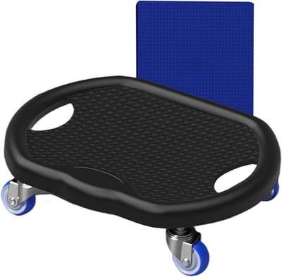 Buiktrainer Rol - Fitness Wiel - Krachtige Core Training - Stil En Stabiel - 40x30x30cm - Zwart Rood