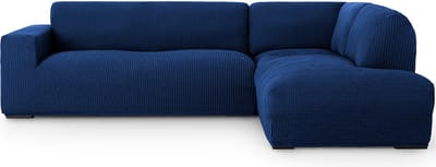 Belmarti Milos bankhoes chaise longue rechts 250-270 cm - blauw