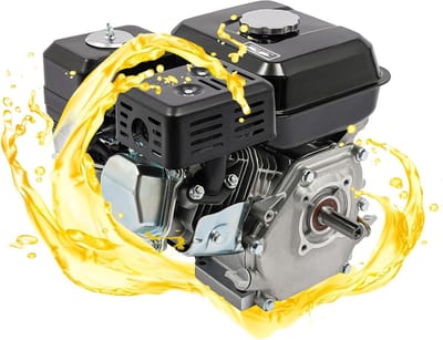 Benzinemotor - 4-takt motor - Machines Aandrijven - Laag Brandstofverbruik - 75 pk 212 cc - Zwart