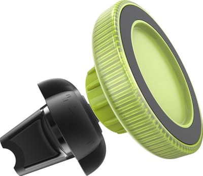 FTQ-CHMS5 Ventilatiehouder Auto - 360° Verstelbaar - Compact en Stijlvol Design - Handsfree Telefoonhouder voor Ventilatierooster - Inclusief FuturiQ Type-C Oplaadkabel - Groen