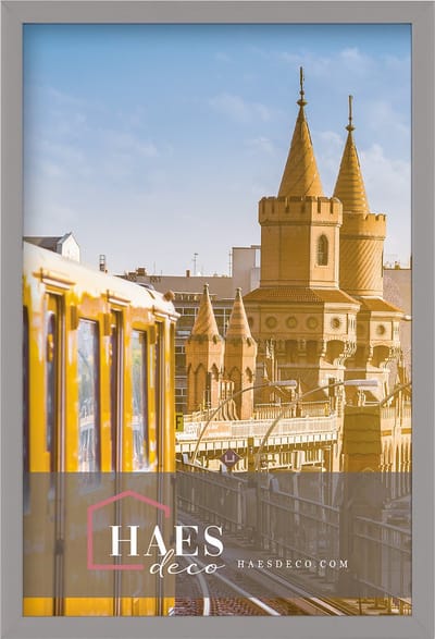 HAES DECO - Fotolijst Berlin grijs voor foto A4 formaat 21x29,7 - SP12329