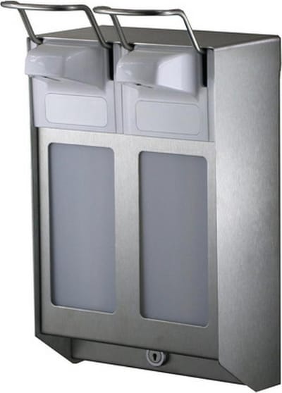 MediQoline | Zeep & desinfectiemiddeldispenser | 500 ml | RVS