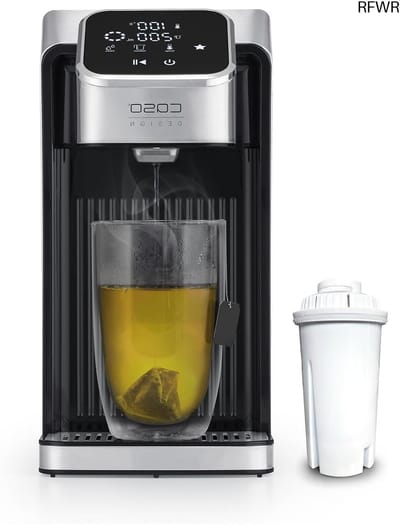 Heetwaterdispenser - Waterkoker - Dranken Bereiden - 13 Temperatuurstanden - 2.7 Liter Tank - Zilver Zwart