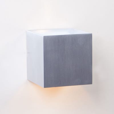 Wandlamp | Strijklicht wandlampen | G9 | grijs staal | aluminium metaal | modern design