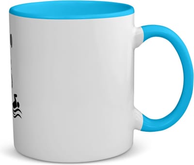 Akyol - triathlon koffiemok - theemok - blauw - Sport - sporter - triathlon - 350 ML inhoud