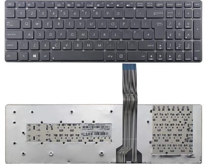 Asus K55A K55C K55V U57 X501 R500 R700 laptop toetsenbord QWERTY zwart complete replacement keyboard module met frame