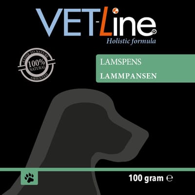 VETLINE - Lamspens – 100 gram - 100% Natuurlijke Hondensnack zonder Toevoegingen