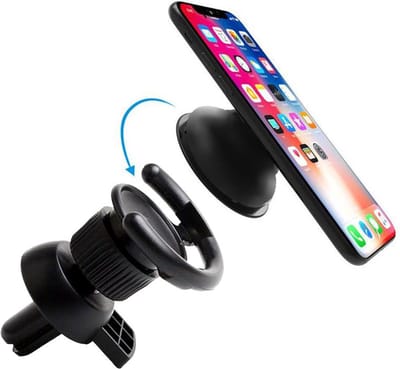 Universele 360 ​​Graden telefoonhouder LB-509 Air Vent ventilatie rooster Stand Auto Houder Geschikt voor: iPhone Samsung Huawei Oppo Xiaomi
