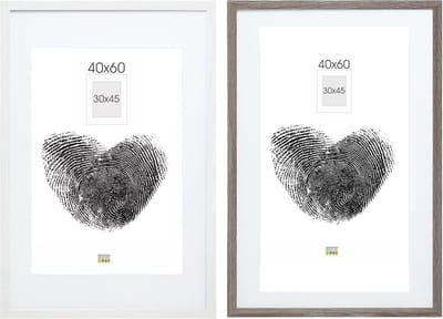 Deknudt Frames fotowand S66KMP 14 - 2 fotokaders - foto 30x45/40x60 cm
