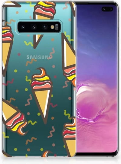 Samsung Galaxy S10 Plus Siliconen Case Icecream