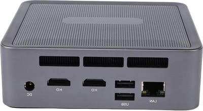 Mini PC - Compacte Computer Desktop - Multitasken en Gaming - Ryzen 7 5825U Processor - Dubbel 4K Display - Zwart