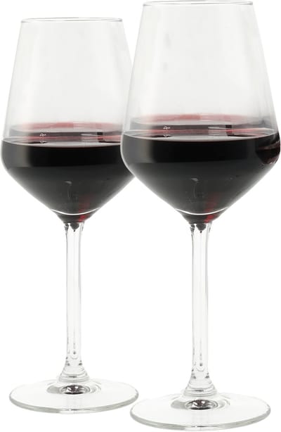 Wijnglazen witte wijn - 2 stuks - Witte wijnglazen set - 37cl Helder glas - Glazenset voor Diner - Wijn Glazen