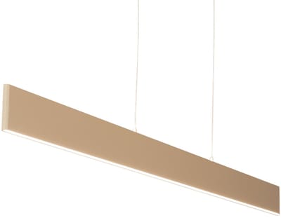Lumidora Hanglamp 75634 - VENICE - 2 Lichts - Ingebouwd LED - 36.0 Watt - 3600 Lumen - 6500 Kelvin - Taupe - Metaal - Met dimmer