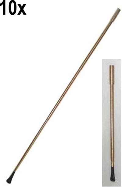 10x Sigarettenpijp telescoop goud