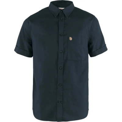 Fjällräven Ovik Travel Shirt SS M - - Outdoor Kleding - Fleeces en Truien - Overhemd korte mouw