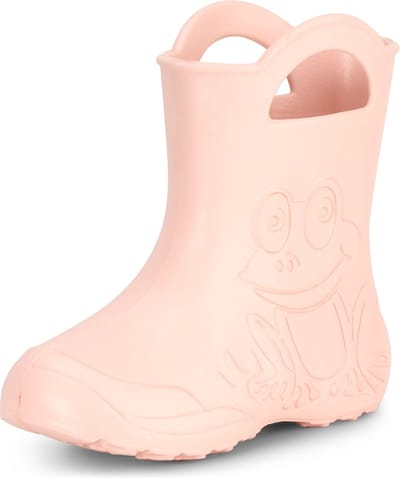 Ladeheid LA-CA-Frog Kinder Regenlaarzen - Rubber - Licht - EVA - Poederroze - 22/23