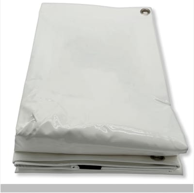 PVC Dekzeil - Afdekzeil Beschermhoes - Universeel Gebruik - Industriële Kwaliteit - 3 x 6 Meter - Wit