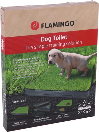 Honden Toilet - Plasbak Hond - Zindelijkheidstraining - Met Opvangbak - 63 x 51 cm - Groen