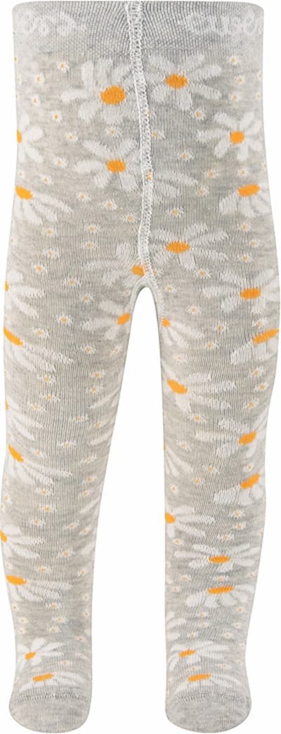 Kindermaillot Ewers Lichtgrijs met Witte Bloemen-56