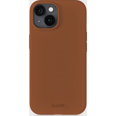 Phone Case Silicone Almond Brown iPhone 13