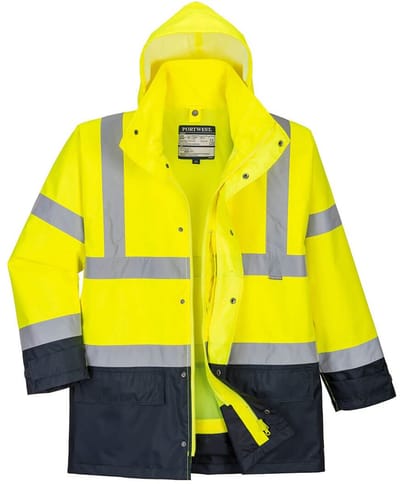 Portwest Hi-Vis Executive 5-in-1 Jack S768 - Geel/Marine - L