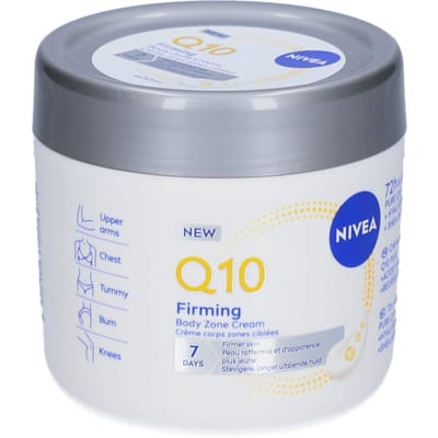 NIVEA Q10 verstevigende + verjongende lichaamscrème - lichaamsverzorging - droge huid - lichaamscrème - hyaluronzuur - 400 ml