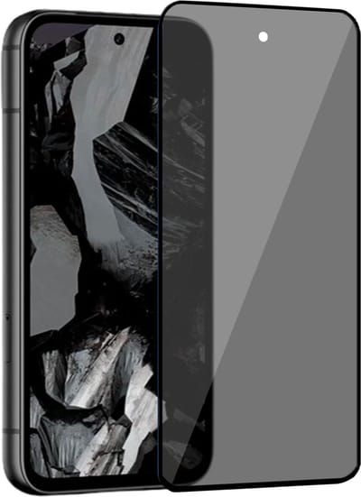 Geschikt voor Google Pixel 8a - Privacy Screenprotector - Beschermglas - Privé GuardCover