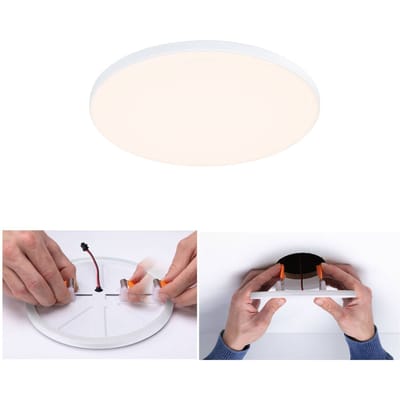VariFit LED-inbouwpaneel Veluna Edge IP44 rond 160 mm 12W 1100lm 3000K Wit dimbaar