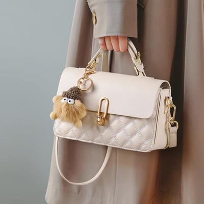 Handtassen voor Dames Nieuwe Herfst en Winter Crossbody Dames Tas Diamant Leer High-end Verjaardagscadeau white