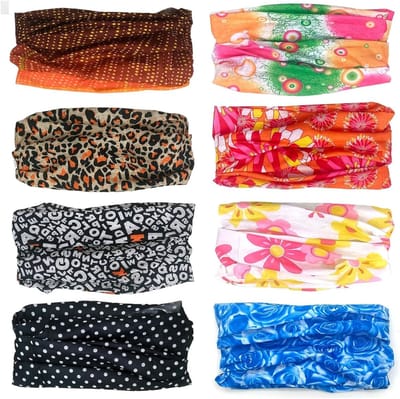 Multifunctionele Outdoor Sjaal, 8-in-1 Hoofdkap, UV-bestendig, Naadloze Bandana voor Yoga, Hiken en Fietsen