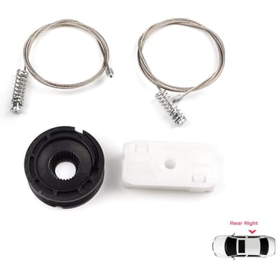 BWR1011 Elektrische Raammechanisme Reparatieset Achter Rechter Kwart voor Jaguar XK8 XKR X100 1997-2006 Coupé Cabriolet C2N3913