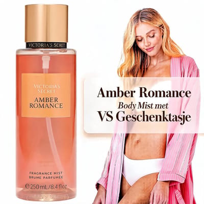 Victoria's Secret Amber Romance Fragrance BodyMist 250 ml Incl. VS Geschenktasje