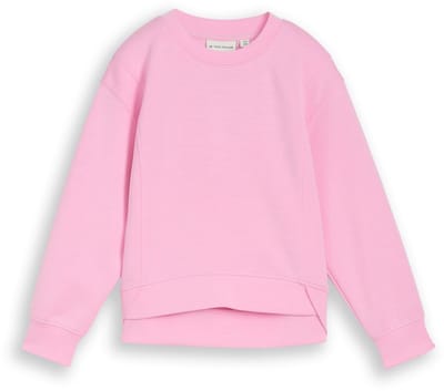 Tom Tailor - Cropped scuba sweatshirt - Maat 92/98 - lovely pink