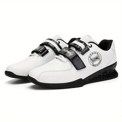 Bovista Powerlift Schoenen - Powerlifter - Weightlifting - Squat - Gewichthef - Gym Schoenen - Sneaker - Wit - Maat 40